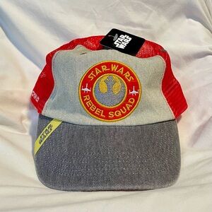 *NEW* Star Wars Rebel Squad Trucker Hat with Patch - New With Tag - Geeknet, Inc